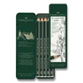 Castell 9000 Jumbo grafitceruza, 5 db, fémdoboz, Faber-Castell (119305)