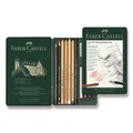 Grafit ceruza Faber-Castell 112975 Pitt Monokróm készlet 12 darabból