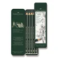 Faber-Castell Castell 9000 Jumbo grafitceruza 5 db, fémdoboz