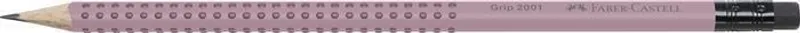Termék főképe Grafitová tužka Faber-Castell Grip 2001 s pryží tvrdost B, rose shadows