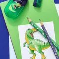 Következő termékkép Faber-Castell Jumbo Dinoszaurusz HB grafitceruza, zöld