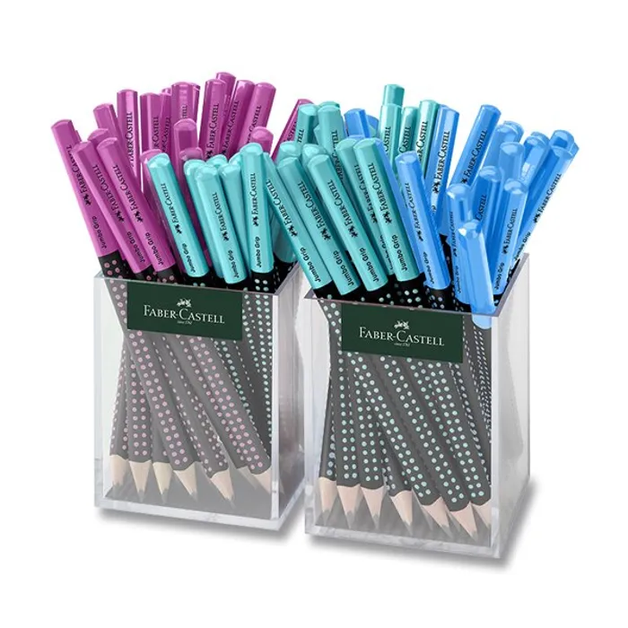 Termék főképe Grafitová tužka Faber-Castell Jumbo Grip Two Tone stojánek, 72 ks