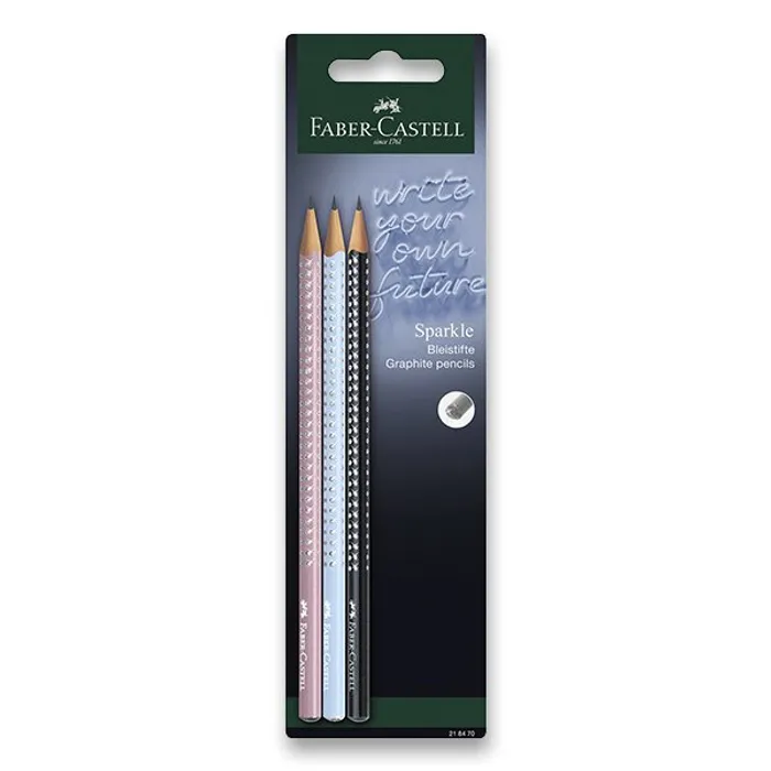 Termék főképe Grafitová tužka Faber-Castell Sparkle 3 ks