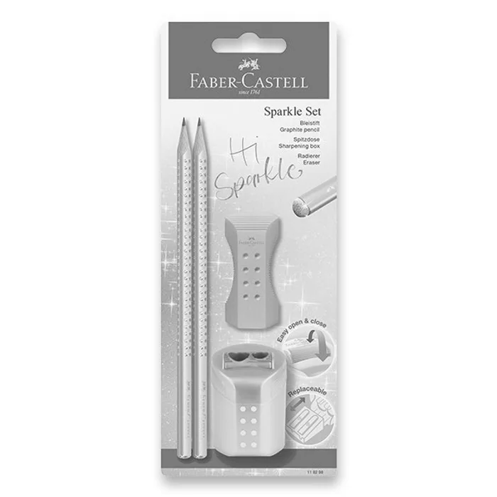 Termék főképe Grafitová tužka Faber-Castell Sparkle Cosmic Rose set 4 ks