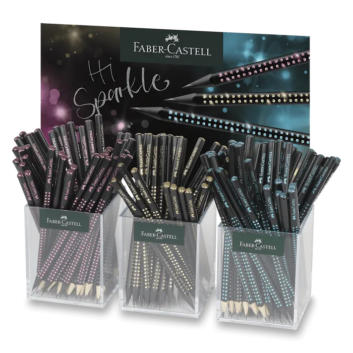 Termék főképe Grafitová tužka Faber-Castell Sparkle Midnight stojánek