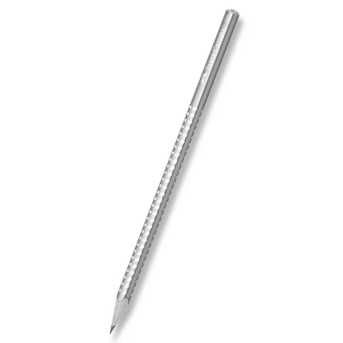 Termék főképe Grafitová tužka Faber-Castell Sparkle - perleťové odstíny stříbrná
