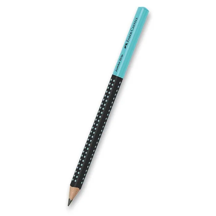 Termék főképe Grafitová tužka Jumbo Grip Two Tone, tyrkysová / černá Faber-Castell 511912