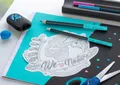 Jumbo Grip kéttónusú grafit ceruza, türkiz / fekete Faber-Castell 511912