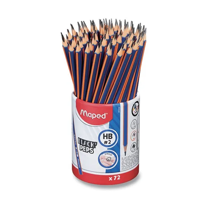 Termék főképe Grafitová tužka Maped Black'Peps Navy tvrdost HB, stojánek 72 ks