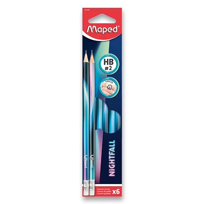 Termék főképe Grafitová tužka Maped Black'Peps Nightfall tvrdost HB,6ks