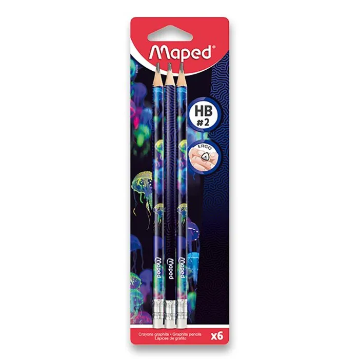 Termék főképe Grafitová tužka Maped Deepsea Paradise tvrdost HB, 6 ks