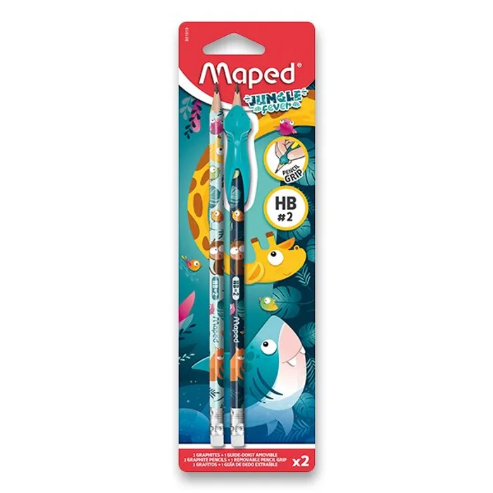 Termék főképe Grafitová tužka Maped Jungle Fever 2 ks, tvrdost HB