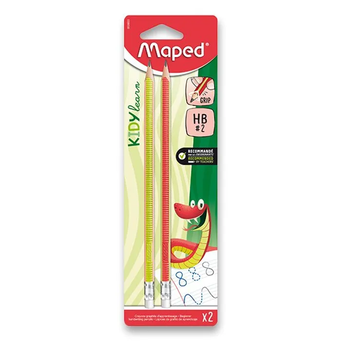 Termék főképe Grafitová tužka Maped Kidy Learn Grip 2 ks, tvrdost HB