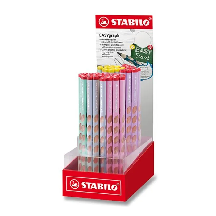 Termék főképe Grafitová tužka Stabilo EASYgraph Pastel stojánek, 60 ks
