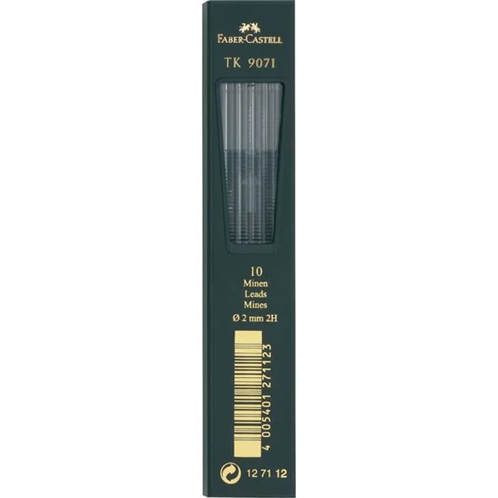 Termék főképe Grafitové tuhy TK 9071 Verzatil  2mm TB/10   9071/2H Faber Castell 127112