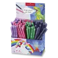 Grafitové tužky a jumbo tužky Faber-Castell Unicorn & Dinosaurus stojánek, 120 ks