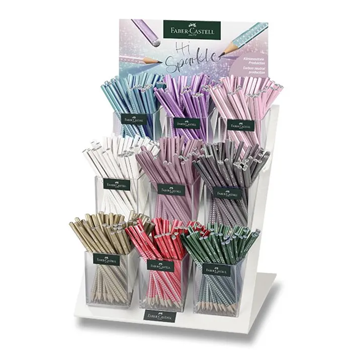 Termék főképe Grafitové tužky Faber-Castell Sparkle stojánek, 432 ks, tvrdost B