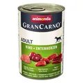 GRANCARNO Felnőtt - marhahús, kacsaszív 400g