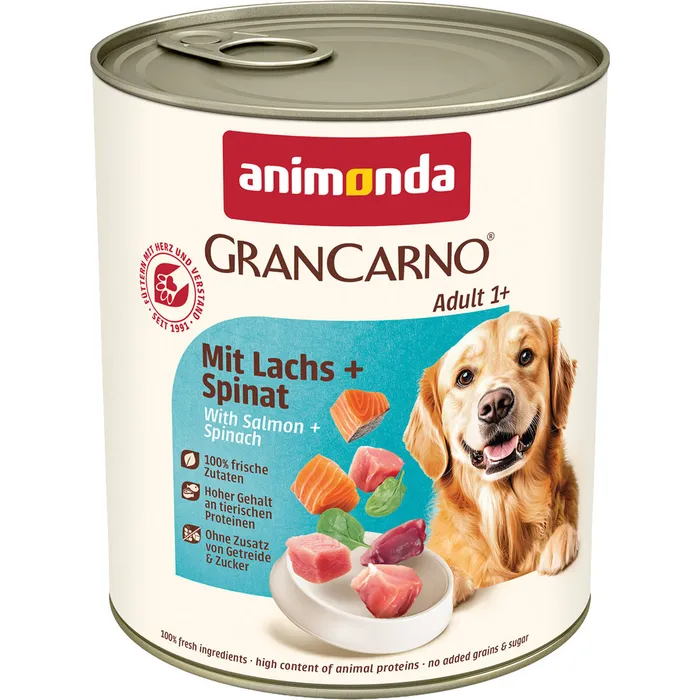 Termék főképe GRANCARNO Adult - s lososem a špenátem 800 g