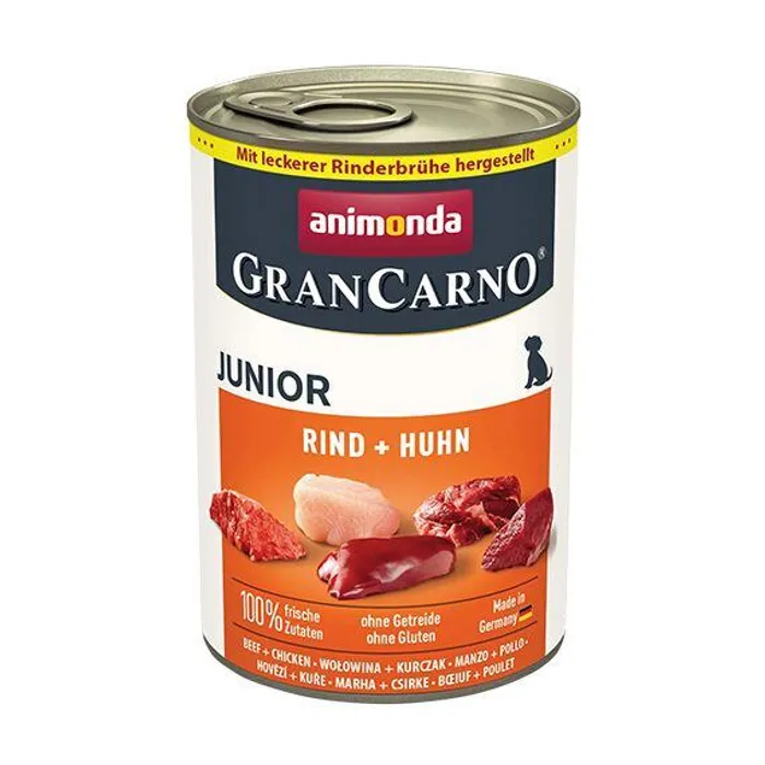 Termék főképe GRANCARNO JUNIOR - hovězí + kuřecí 400g