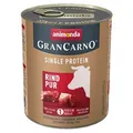 Következő termékkép GRANCARNO Single Protein 800 g tiszta marhahús, konzerv kutyák számára