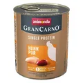 Következő termékkép GRANCARNO Single Protein 800 g tiszta csirke, konzerv kutyák számára