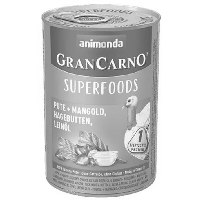 Termék főképe GRANCARNO Superfoods krůta,mangold,šípky,lněný olej 400 g pro psy