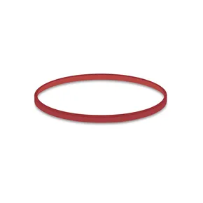 Gumigyűrű, gyenge piros 1mm átmérő 6cm [50 g]