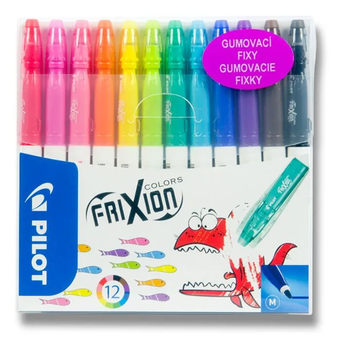 Termék főképe Gumovací fixy Pilot 4204 FriXion Colors 12 barev