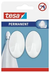 Horgok 66603, fehér, öntapadós, L-es méret, ovális, TESA