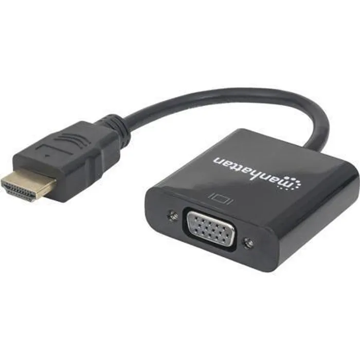 Termék főképe HDMI - VGA adaptér, černá, MANHATTAN