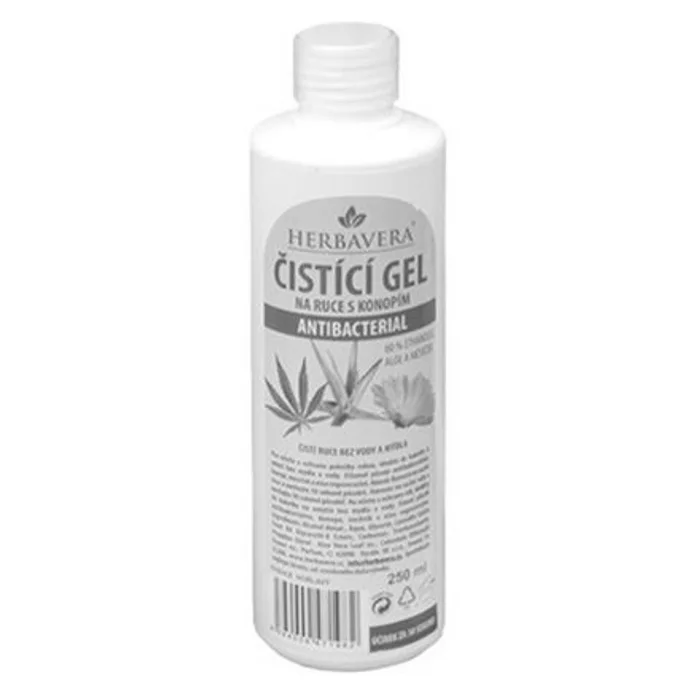 Termék főképe HERBAVERA antibakteriální čistící gel s konopím 250 ml