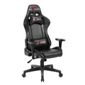 Red Fighter C7 játékszék, fekete, kivehető párnák, + egér Marvo G942, PROMO