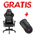 Következő termékkép Red Fighter C7 játékszék, fekete, kivehető párnák, + egér Marvo G942, PROMO