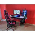 Red Fighter C8 játékszék, fekete, levehető párnák, RGB háttérvilágítás