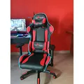 Red Fighter C8 játékszék, fekete, levehető párnák, RGB háttérvilágítás