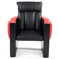 Herní sofa E-Blue COBRA, černo-červená, pevná