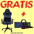 Red Fighter C1 játékszék, kék, + készlet 4 az 1-ben CM370 PROMO