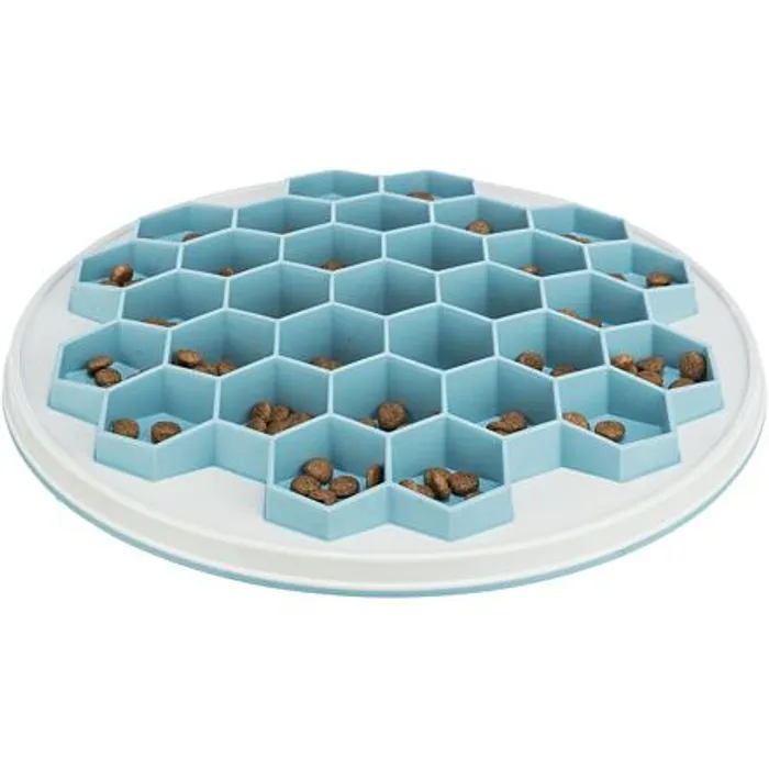 Termék főképe HIVE, talíř k pomalému krmení, o 30 cm, plast/TRP/TPE, šedá/modrá