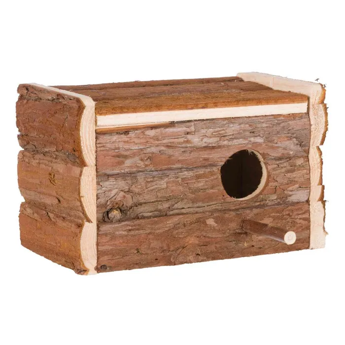 Termék főképe Hnízdící budka z přírodního dřeva pro andulky 21x13x12 cm