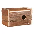 Következő termékkép Természetes fából készült fészekdoboz papagájoknak 21x13x12 cm