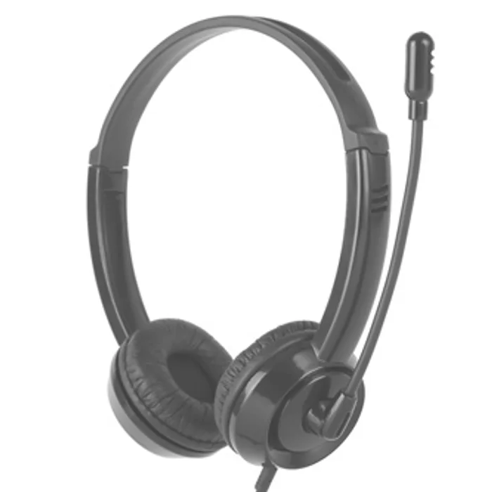 Termék főképe HP DHE-8009 sluchátka s mikrofonem, ovládání hlasitosti, černá, klasická typ 3,5mm jack