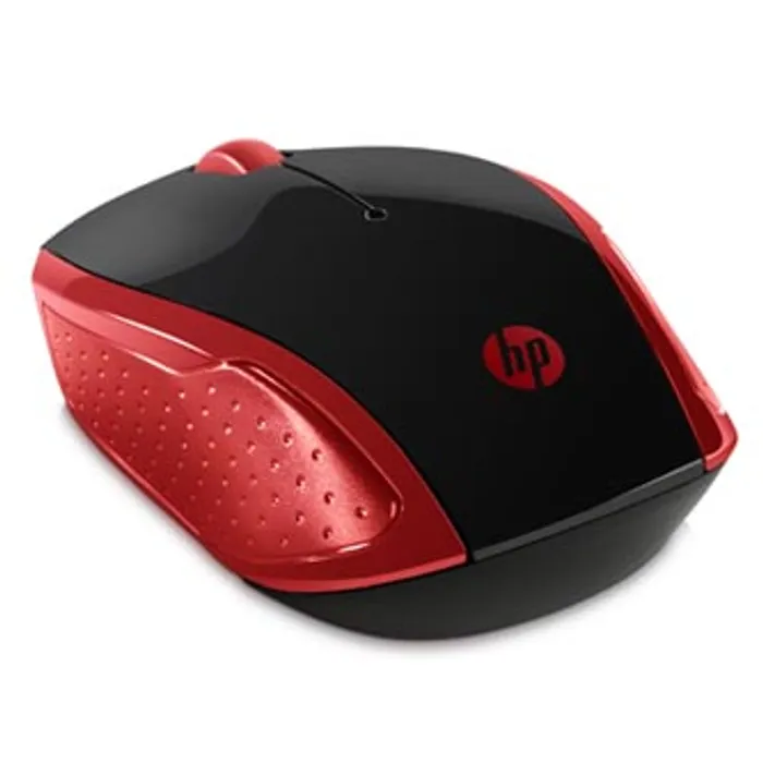 Termék főképe HP myš 200 Wireless Red, 1000DPI, 2.4 [GHz], optická, 3tl., 1 kolečko, bezdrátová, červen