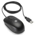 HP USB Laser Mouse, 1000DPI, lézeres, 3 gombos, 1 görgetőkerekes, vezetékes USB, fekete, Microsoft