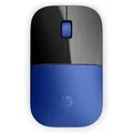 HP egér Z3700 vezeték nélküli Dragonfly Blue, 1200 DPI, 2,4 [GHz], optikai kék LED, 3 tl., 1 kerék