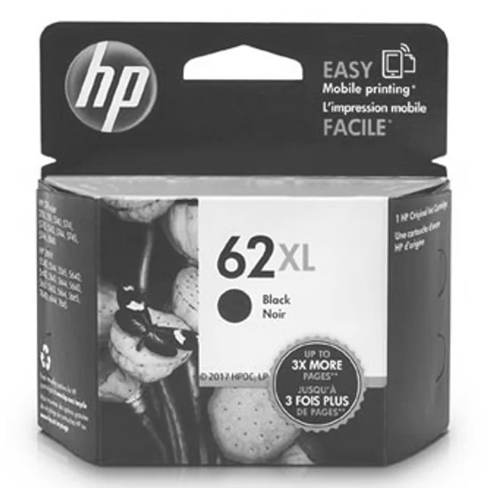 Termék főképe HP originální ink C2P05AE, HP 62XL, black, 600str., HP Envy 5540,5541,5542,5543,5544,5546