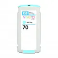 Eredeti HP tinta C9390A, HP 70, világos cián, 130 ml, HP Designjet Z2100, Z3100