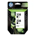 HP originální ink CB331EE, HP 338, black, 900 (2x450)str., 2x11ml, HP 2-Pack, C8765EE, PS