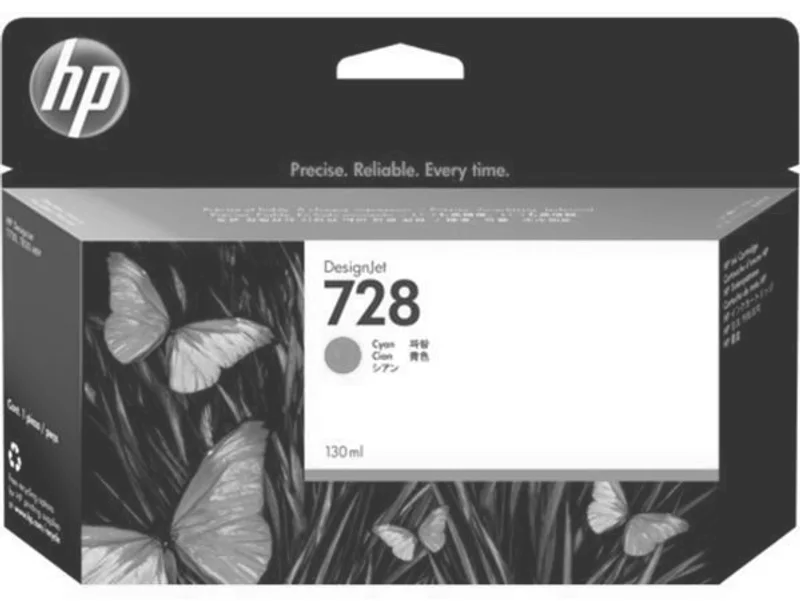 Termék főképe HP originální ink F9J67A, HP 728, cyan, 130ml, HP DesignJet T730, DesignJet T830, DesignJ
