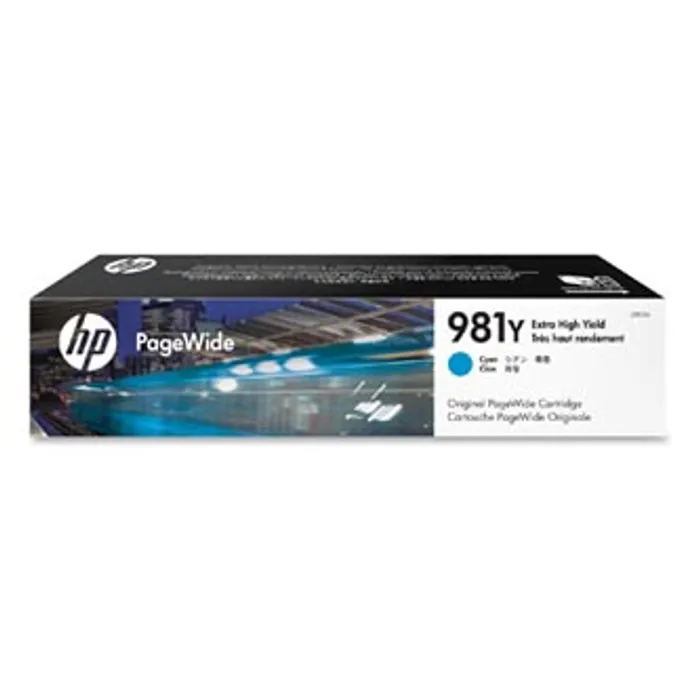 Termék főképe HP originální ink L0R13A, HP 981Y, cyan, 16000str., 185ml, extra high capacity, HP PageWi